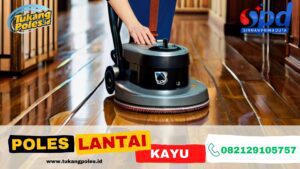 Poles Lantai Kayu
