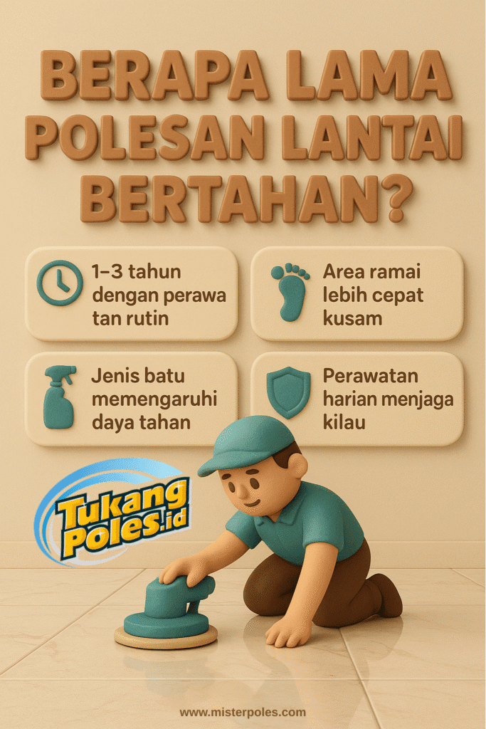 Berapa Lama Polesan Lantai Bertahan