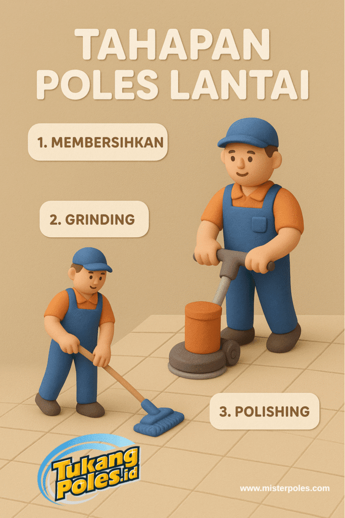 Tahapan Poles Lantai