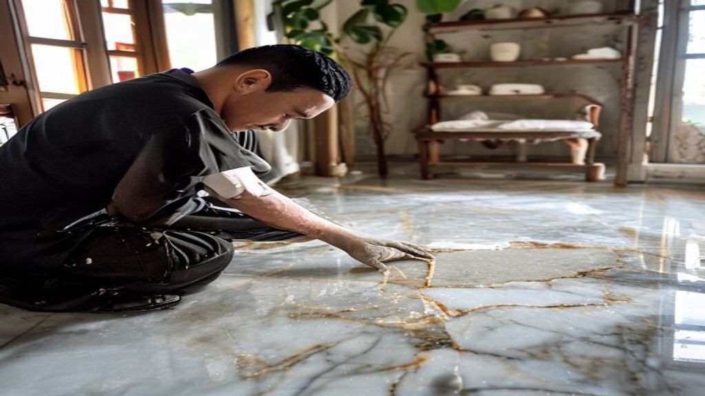 Layanan kristalisasi marmer Solo profesional untuk lantai mewah