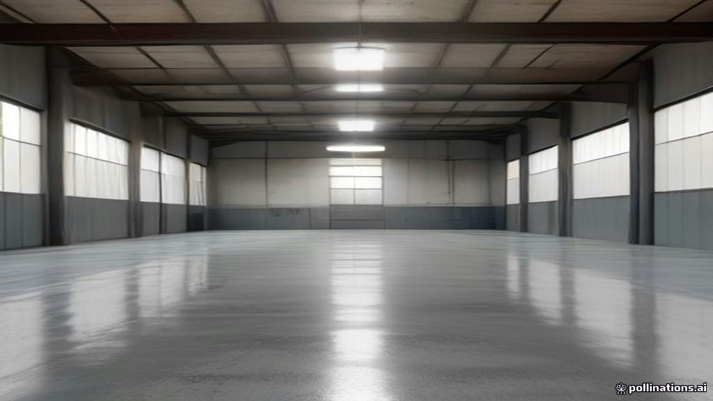 Perbandingan lantai polished concrete yang tahan lama dan epoxy mengkilap di garasi rumah.